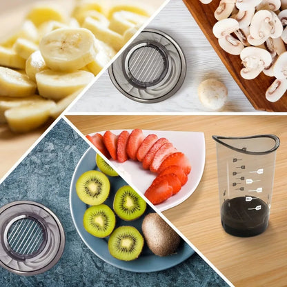 Easy to Use Cup Slicers Detachable Manual Operation Fruit Splitter Multi-Function Portable Fruit Divider Mold
