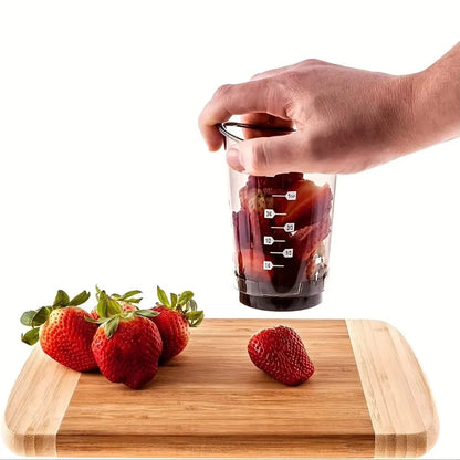 Easy to Use Cup Slicers Detachable Manual Operation Fruit Splitter Multi-Function Portable Fruit Divider Mold