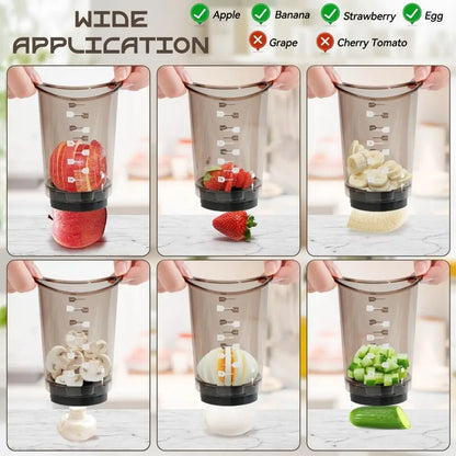 Easy to Use Cup Slicers Detachable Manual Operation Fruit Splitter Multi-Function Portable Fruit Divider Mold