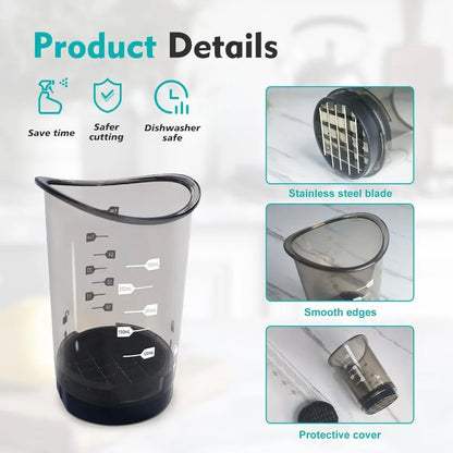 Easy to Use Cup Slicers Detachable Manual Operation Fruit Splitter Multi-Function Portable Fruit Divider Mold