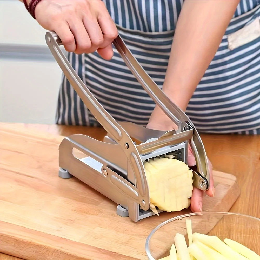 1pc stainless steel cutting machine vegetable cutting machine potato slicer french fry cutting machine,  food chopper