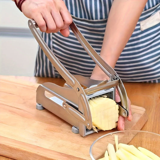 1pc stainless steel cutting machine vegetable cutting machine potato slicer french fry cutting machine,  food chopper